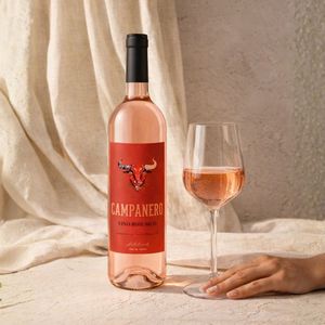 Campanero - Vino Rosado Seco Garnacha Tempranillo 11% ABV Vino Rosado Español 750ml - Product Image 3