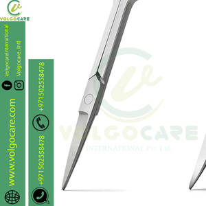 2024 calidad superior ceja pestañas postizas bigote Facial nariz oreja cuidado del cabello tijeras de belleza multiusos - Product Image 5