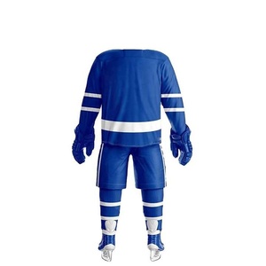 Chemises de hockey hip-hop à impression par sublimation OEM de haute qualité avec logo personnalisé uniformes de hockey sur glace maillot streetwear pour enfants - Product Image 4