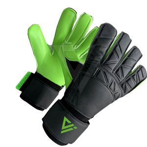 Guantes de Portero de Cuero Personalizables Más Vendidos con Correa Antideslizante Ajustable Hechos en Pakistán Colores y Logotipo Personalizados - Product Image 4