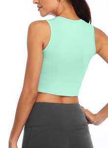 เสื้อยืดเอวลอยลำลองสำหรับผู้หญิงเสื้อยืดฟิตเนสแขนสั้นแฟชั่นฤดูร้อน - Product Image 3