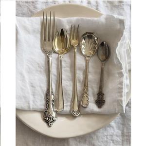 Ustensiles de cuisine Ensemble de couverts Design de finition Acier inoxydable Design entièrement métallique Outils de couverts dorés Couverts brillants Ensemble de couverts - Product Image 2