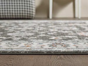 Alfombra Turca de Lujo Hecha a Máquina Palmira 32x35 Azul D Gris Premium para Sala de Estar del Fabricante de Gaziantep - Product Image 4