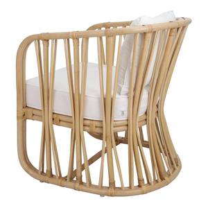 Modern Minimalist Handcrafted <b>Rattan</b> Lounge Chair <b>Cushions</b> for Dining Villa Living Room Patio Hotel Use-Outdoor Accent Chair - Product Image 5