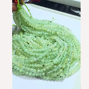 27 Strand of Natural Prehnite 5mm-6mm perles rondes lisses 2690 Cts Lot Iroc ventes 14 pouces pierres précieuses perles en vrac US $323 pour tous - Product Image 1