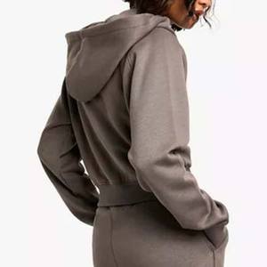 Logo Vintage Acid Wash Retailer 2 en 1 Sweat à capuche zippé d'hiver lourd pour femme 100% coton - Product Image 6