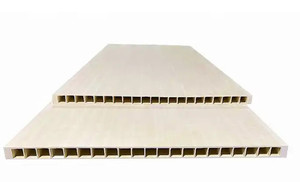 Panel de puerta hueco Dewoo Vietnam 100% WPC de 40 mm, impermeable, para puerta interior - Product Image 1