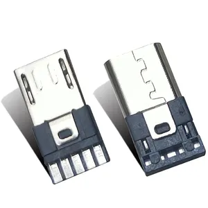Nuevo producto de velocidad rápida de alta calidad ensamblado 2,0 3A Conector Micro USB conector de puerto de carga USB para adaptador de corriente de teléfono