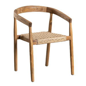 Haute qualité Royal luxe moderne en bois sculpté à la main salle à manger chaise ensemble artistique teck acajou Suar bois rotin salon hôtel - Product Image 1