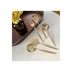 Arles 5mm piccolo tavolo 5 pezzi salsa che serve Set d'oro