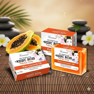 Obtenez une peau radieuse avec le savon à la papaye à l'acide kojique Votre secret blanchissant - Product Image 1