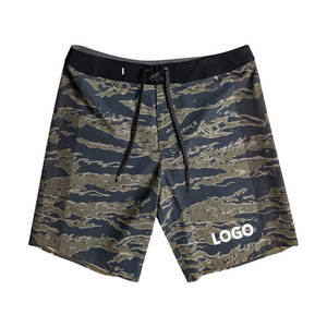 Custom 4 Way Stretch Swim <b>Trunks</b> Recycled Plastic <b>Men</b> 42 Waist 19 Inch Board Shorts DDP shipping - Product Image 4