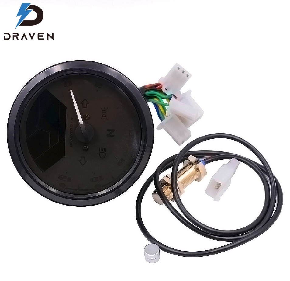 Универсальный модифицированный спидометр для мотоцикла, спидометр для мотоцикла, универсальная цветная упаковка, оригинальный материал