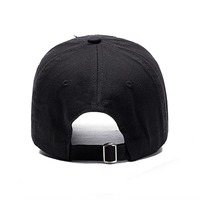 Topi Baseball warna hitam kustom untuk pria, layanan Oem topi bisbol katun harga pabrik mewah terlaris