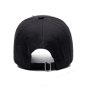 Casquette de baseball de couleur noire personnalisée pour les hommes OEM Service Best-seller Prix d'usine de luxe Casquette de baseball en coton - Product Image 4