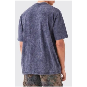 T-shirt for men Acid Washed Oversized <b>Tshirt</b> 100% Cotton Acid Wash T Shirt Men Blank Bulk Wholesale - Product Image 2