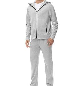 ชุดวอร์มผ้าฝ้าย100% สำหรับผู้ชาย, กางเกงมีฮู้ดสำหรับฤดูหนาวพิมพ์ลายขนแกะคอปกมีฮู้ดกลางแจ้งไซส์ใหญ่พิเศษน้ำหนักเบา - Product Image 3