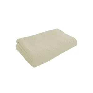 Custom Waffle Cotton Bed <b>Blanket</b> for Merchandising - Product Image 1