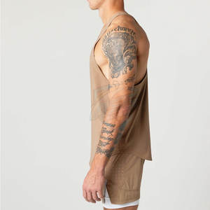 Servicio OEM, Último Diseño, Camiseta sin Mangas Personalizada para Hombre, Fabricante de Alta Calidad, Precio Bajo, Chaleco de Gimnasio - Product Image 3