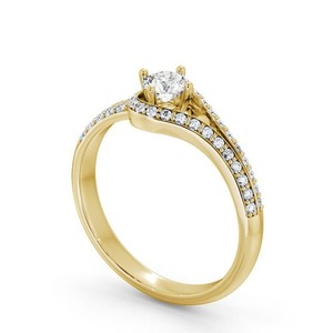 Bague de mariage à double bande de style halo antique certifiée IGI cultivée en laboratoire avec des bijoux élégants torsadés meilleure bague de proposition - Product Image 6
