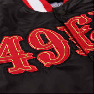 Chaqueta Satinada Personalizada de los 49ers en Edición Limitada - Chaqueta Satinada de los 49ers - Product Image 4