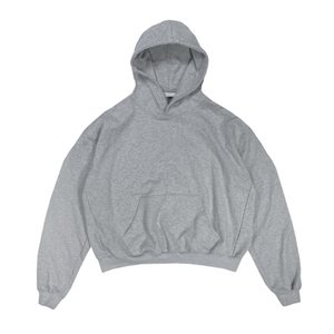 Nouveau sweat à capuche surdimensionné en coton épais pour hommes Boxy Fit Drop Shoulder Hoodies - Product Image 2