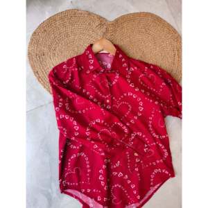 Camisa de Franela con Estampado Floral para Mujer Hearthrob, 26 Pulgadas de Largo, Acabado Suave Cepillado, Estilo Informal para Uso Diario - Product Image 3