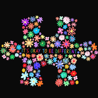 Precio de descuento: Diseño de rompecabezas DTF de flores para mamá de autista, impresiones termoadhesivas para ropa al por mayor, MOQ bajo