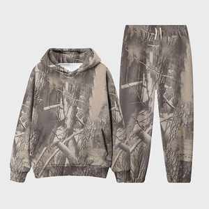 Ensembles pour hommes, camouflage, imprimé jungle, vêtements de chasse, deux pièces, homme, matériau de haute qualité, 100% coton, survêtements, prix bas - Product Image 5