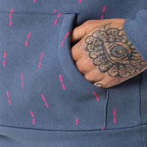 เสื้อสเวตเตอร์มีฮู้ดของผู้ชายระบายอากาศได้ดีเสื้อสเวตเตอร์มีฮู้ดเข้ารูปผ้าฝ้าย100% พิมพ์ลายออกแบบได้ตามต้องการ - Product Image 6