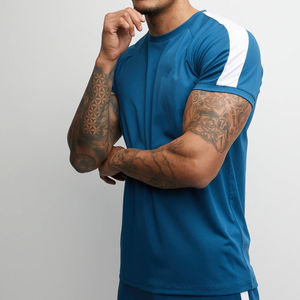 T-shirts tricotés pour hommes – Fournisseur OEM d'usine – 100 % coton – Hauts décontractés – Logo personnalisé – Doux, respirant, écologique, anti-boulochage – Vente en gros - Product Image 2