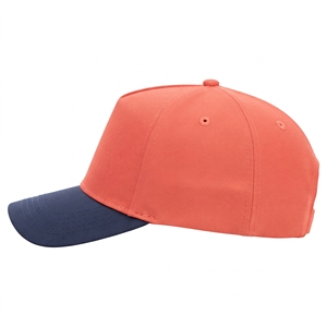 Gorra de Béisbol Azul Coral con Contraste, 6 Paneles, Venta al por Mayor, Logotipo Personalizado, Alta Calidad, OEM, ODM, MOQ Bajo, Lona, Casual, Deportiva, Ajustable - Product Image 4