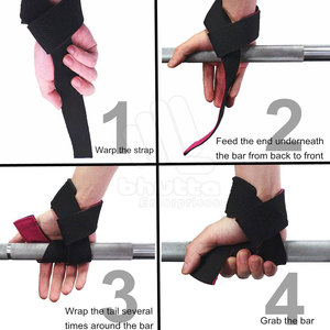 Sangles de musculation personnalisées avec logo pour la musculation, le powerlifting et l'entraînement de force - Product Image 4