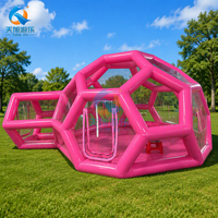Tente à bulles transparente géante, dôme igloo pour les enfants, fête en plein air, amusement avec souffleur, stand commercial, château gonflable