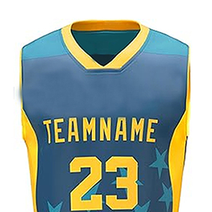 Uniforme de Baloncesto Transpirable de Poliéster al por Mayor, Conjunto de Entrenamiento Duradero sin Mangas con Técnicas de Sublimación Impresas 2026 - Product Image 6