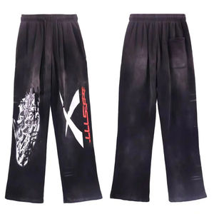 Sudaderas Extra Grandes de Algodón Grueso de Alta Calidad con Logotipo de Hell, Estilo Urbano, Holgadas, con Capucha, Estilo Vintage, para Hombre, Invierno - Product Image 2