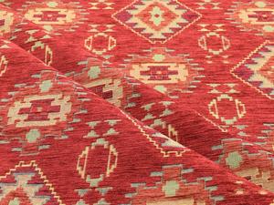 Tissu d'ameublement Kilim Bohème Tribal Sud-ouest Turc Navajo Marocain Ethnique, Tapis Textile de Maison Enduit au Mètre - Product Image 1