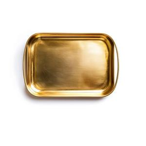 Plateau de service rustique en fer de haute qualité avec poignées, finition polie, rangement durable pour la cuisine, la salle à manger et la décoration intérieure - Product Image 5