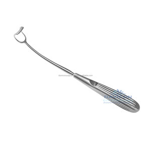 Reverse Curve Adenoid Curette 3.17 MM 8.1/2 in Manual Stainless Steel ENT Dull Finish <b>Surgical</b> <b>Instrument</b> Davicon DE-2230 - Product Image 3