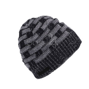 New Arrival Top Selling Premium Quality 100% Wool Jacquard <b>Beanies</b> <b>Hats</b> Solid Color <b>Light</b> Weight Breathable Customizable Adult - Product Image 1