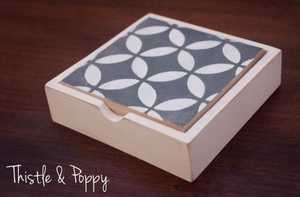 Sous-verre à thé en incrustation d'os de haute qualité Style classique nouveau tapis/coussin de conception meilleure qualité pour tasse à thé et bière - Product Image 3