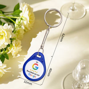 Portachiavi RFID NFC in ABS Epossidico con Chip NTAG213/215/216 13.56MHz, Carta Aziendale per Controllo Accessi Hotel, Impermeabile - Product Image 3