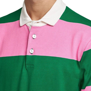 Maillot de rugby pour hommes Polo à taux réglable directement fabriqué en usine Maillot de rugby pour hommes au design unique, meilleur fabricant - Product Image 3