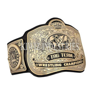 Ceintures de championnat professionnelles en cuir de peau de vache de lutte Fabricant de services OEM Ceinture de championnat - Product Image 3