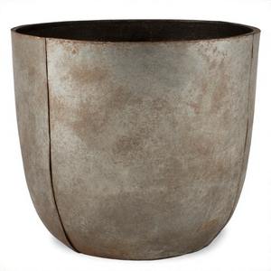 LushCradle Hand-Beaten Iron <b>Planter</b> Bowl for Luxe Garden Styling for Home Garden Antique Metal Flower Pot for Decorative Use - Product Image 5