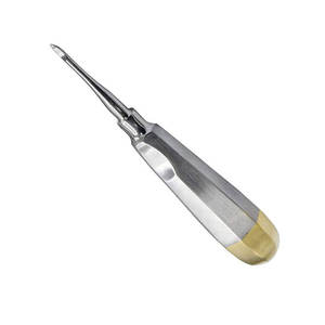 Elevador de Raíces Dentales Duradero con Punta Curva, Instrumento de Cirugía Dental, Autoclavable a Alta Temperatura, Herramienta para Dentistas - Product Image 1