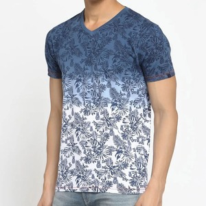 Servicio OEM personalizado deportes humedad Wicking Slim Fit camisa mejor calidad dobladillo curvo Casual camisetas en blanco - Product Image 4