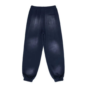 Pantalones de chándal de invierno acampanados lavado ácido para correr informales de cintura media para hombre con logotipo personalizado al por mayor 2025 - Product Image 5