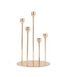 Ensemble de lanternes et bocaux à bougies en métal et laiton pour mariage, décoration de table à dîner - Product Image 6