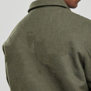 Chaqueta universitaria de lana con logotipo personalizado 2025 para hombre, chaqueta de béisbol universitaria bordada de algodón 100% para hombre - Product Image 4